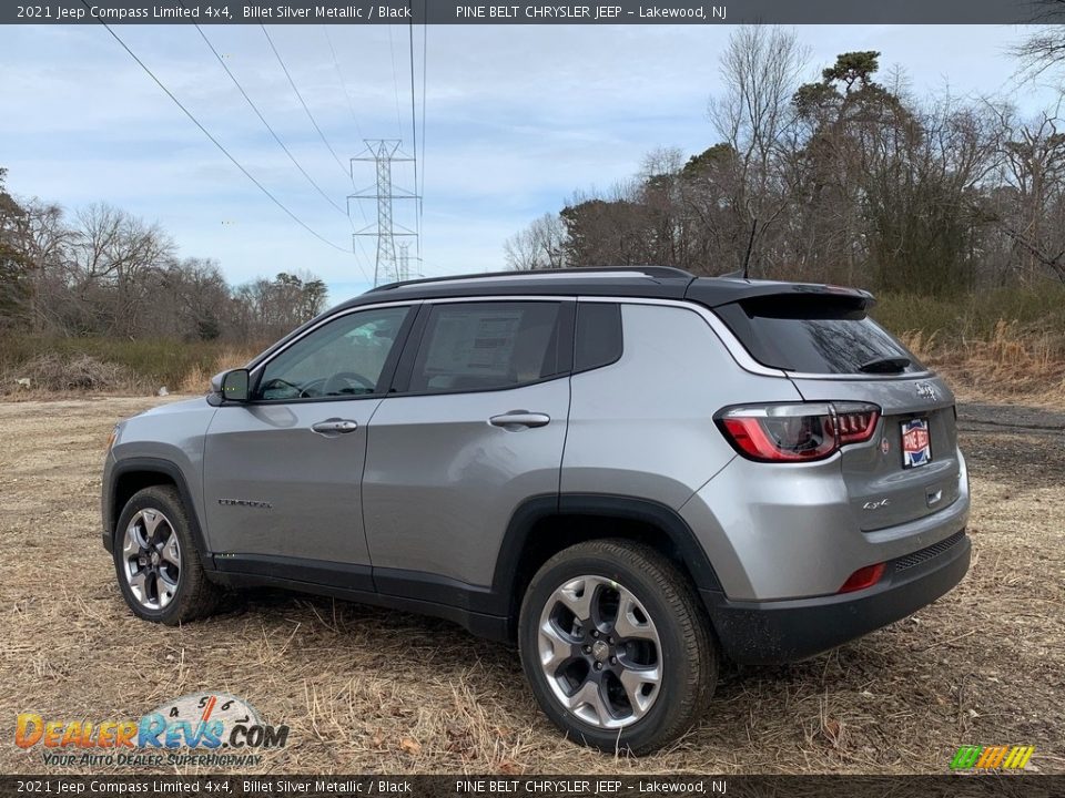 2021 Jeep Compass Limited 4x4 Billet Silver Metallic / Black Photo #6