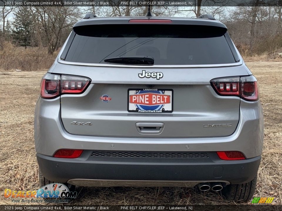 2021 Jeep Compass Limited 4x4 Billet Silver Metallic / Black Photo #7