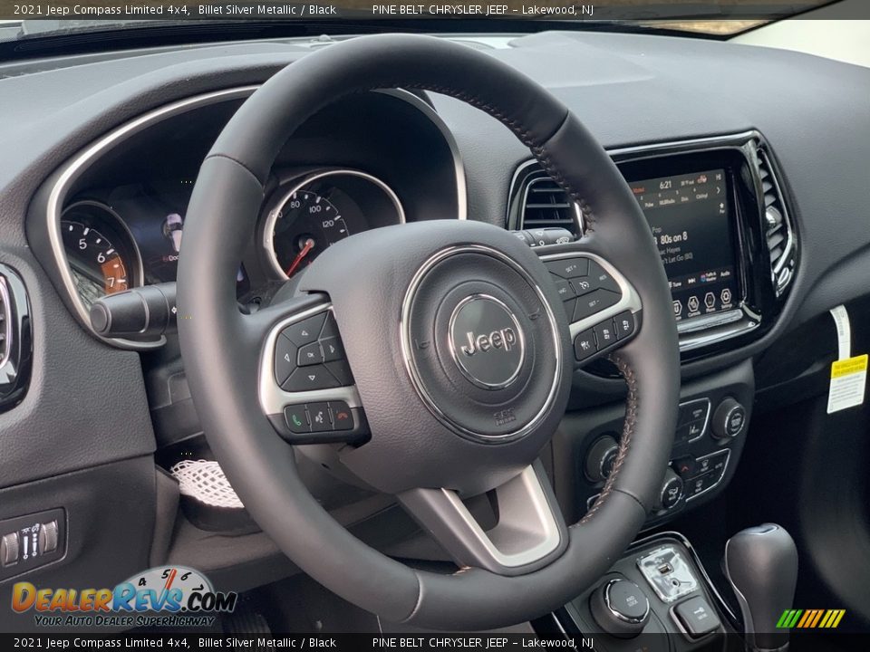 2021 Jeep Compass Limited 4x4 Billet Silver Metallic / Black Photo #12
