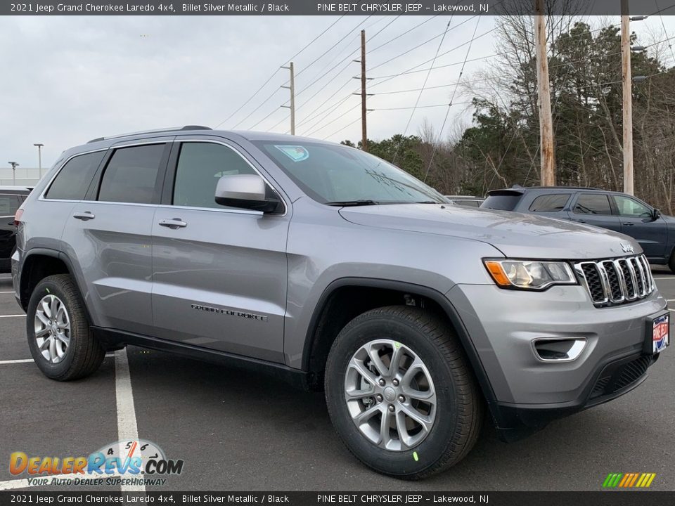 2021 Jeep Grand Cherokee Laredo 4x4 Billet Silver Metallic / Black Photo #1