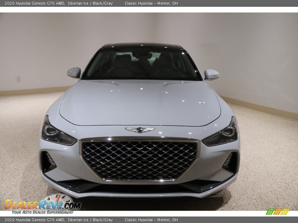 2020 Hyundai Genesis G70 AWD Siberian Ice / Black/Gray Photo #2