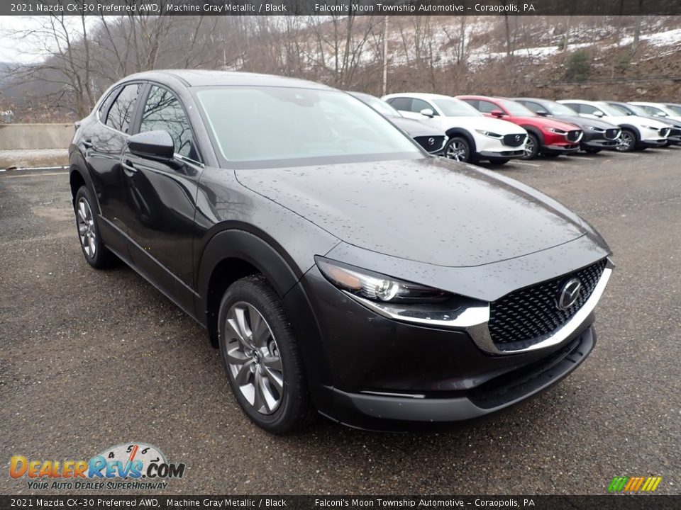 2021 Mazda CX-30 Preferred AWD Machine Gray Metallic / Black Photo #3