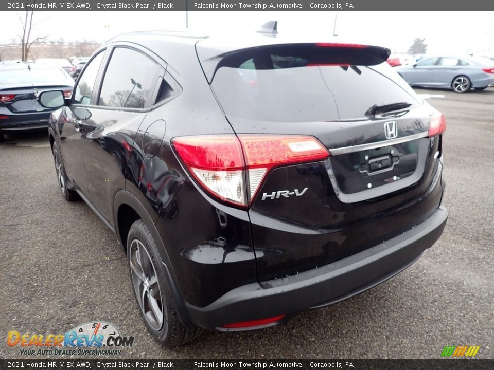 2021 Honda HR-V EX AWD Crystal Black Pearl / Black Photo #3