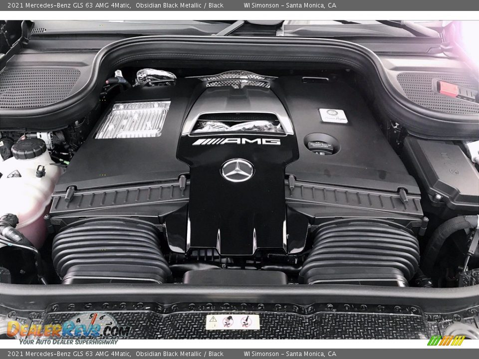 2021 Mercedes-Benz GLS 63 AMG 4Matic Obsidian Black Metallic / Black Photo #8