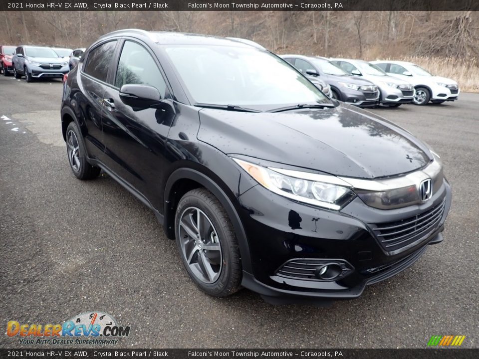 2021 Honda HR-V EX AWD Crystal Black Pearl / Black Photo #6