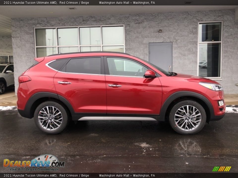 Red Crimson 2021 Hyundai Tucson Ulitimate AWD Photo #2