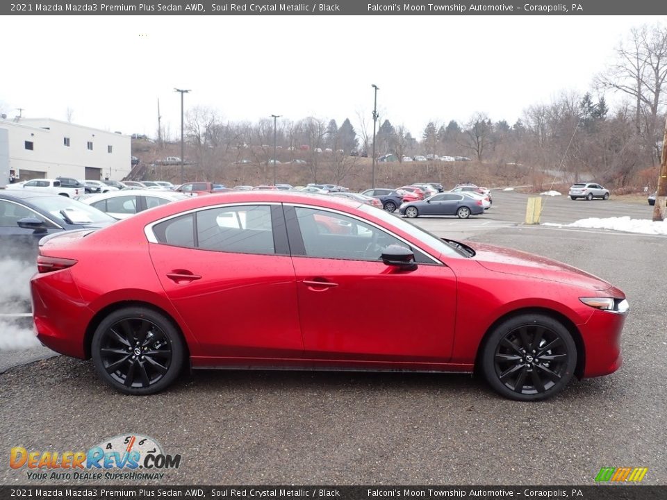 2021 Mazda Mazda3 Premium Plus Sedan AWD Soul Red Crystal Metallic / Black Photo #1