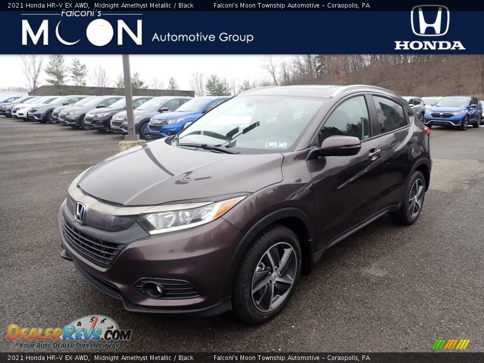 2021 Honda HR-V EX AWD Midnight Amethyst Metallic / Black Photo #1