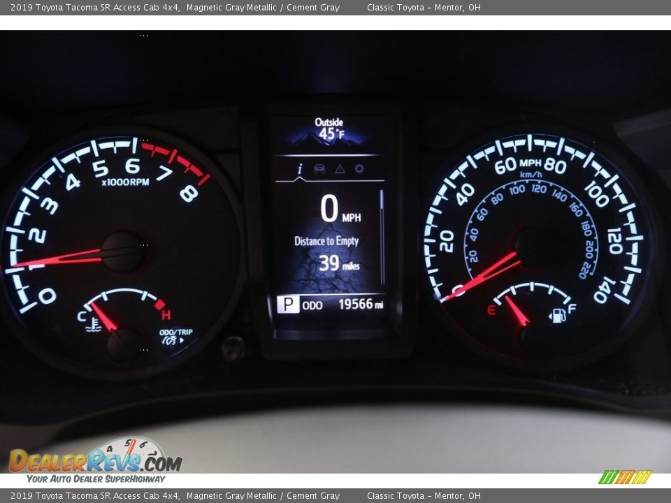 2019 Toyota Tacoma SR Access Cab 4x4 Magnetic Gray Metallic / Cement Gray Photo #8