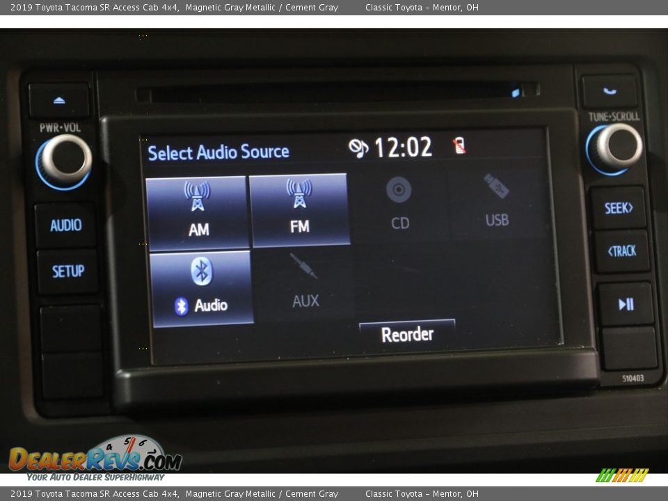 2019 Toyota Tacoma SR Access Cab 4x4 Magnetic Gray Metallic / Cement Gray Photo #10