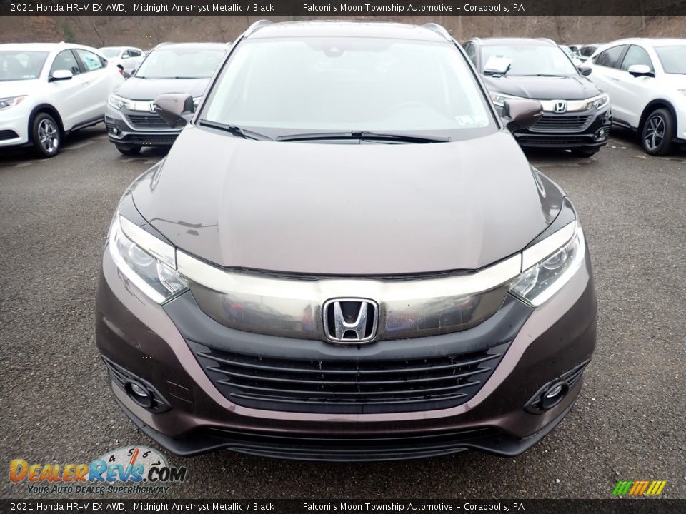 2021 Honda HR-V EX AWD Midnight Amethyst Metallic / Black Photo #8