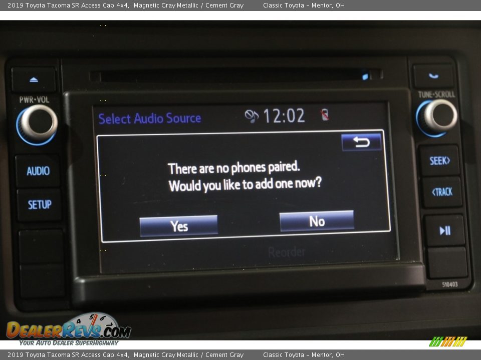 2019 Toyota Tacoma SR Access Cab 4x4 Magnetic Gray Metallic / Cement Gray Photo #11