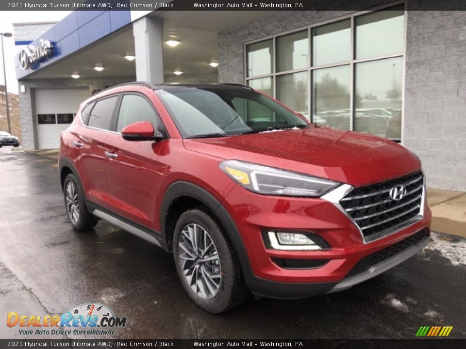 2021 Hyundai Tucson Ulitimate AWD Red Crimson / Black Photo #1