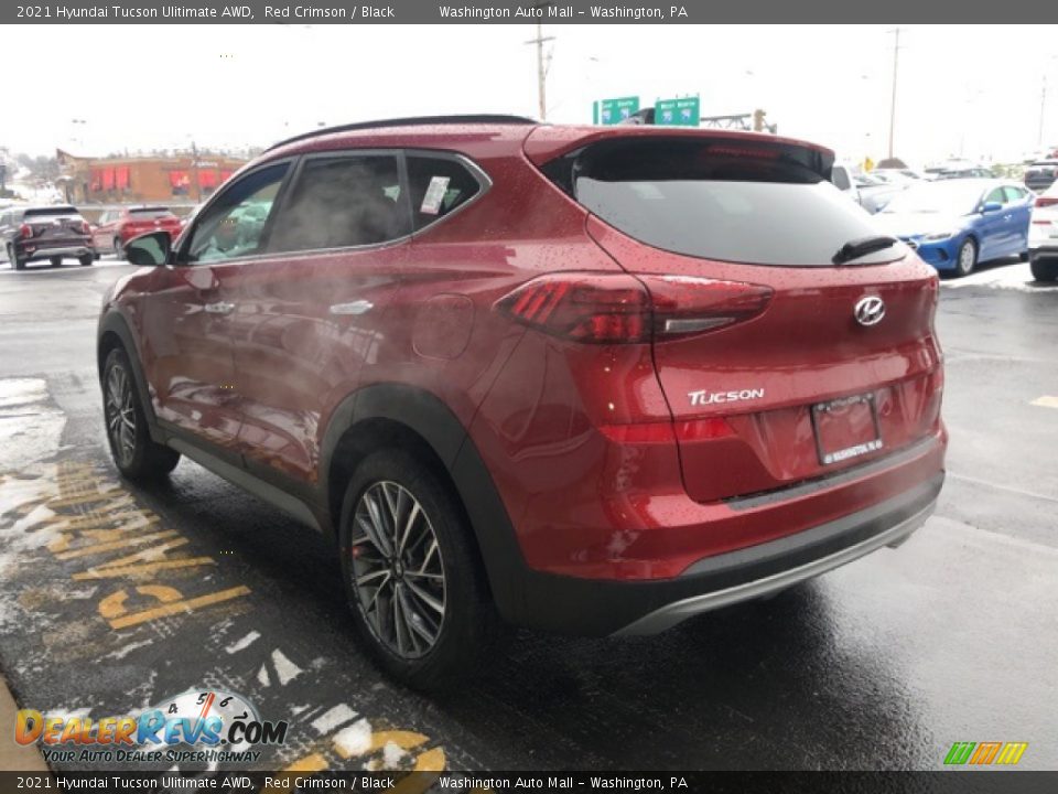 2021 Hyundai Tucson Ulitimate AWD Red Crimson / Black Photo #3