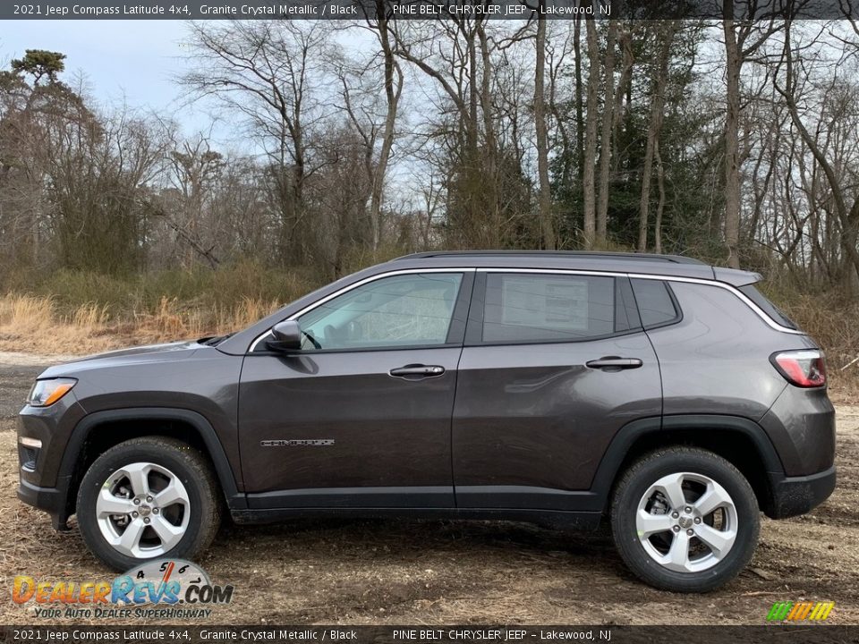 2021 Jeep Compass Latitude 4x4 Granite Crystal Metallic / Black Photo #4