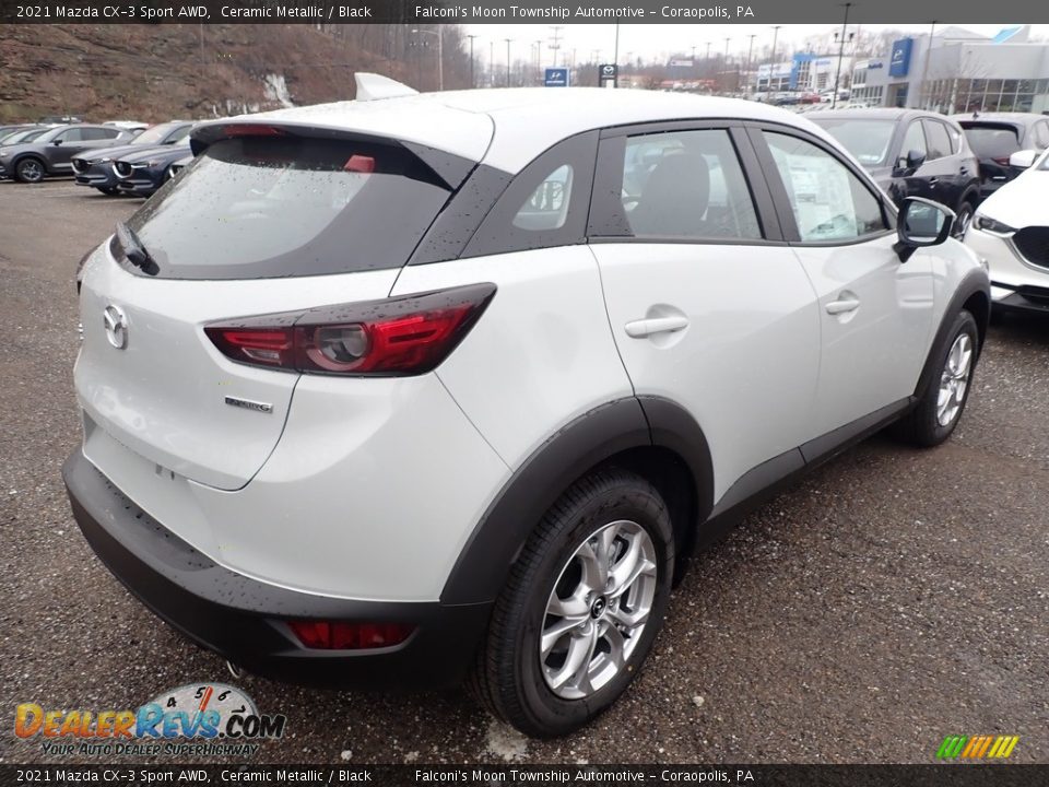 2021 Mazda CX-3 Sport AWD Ceramic Metallic / Black Photo #2