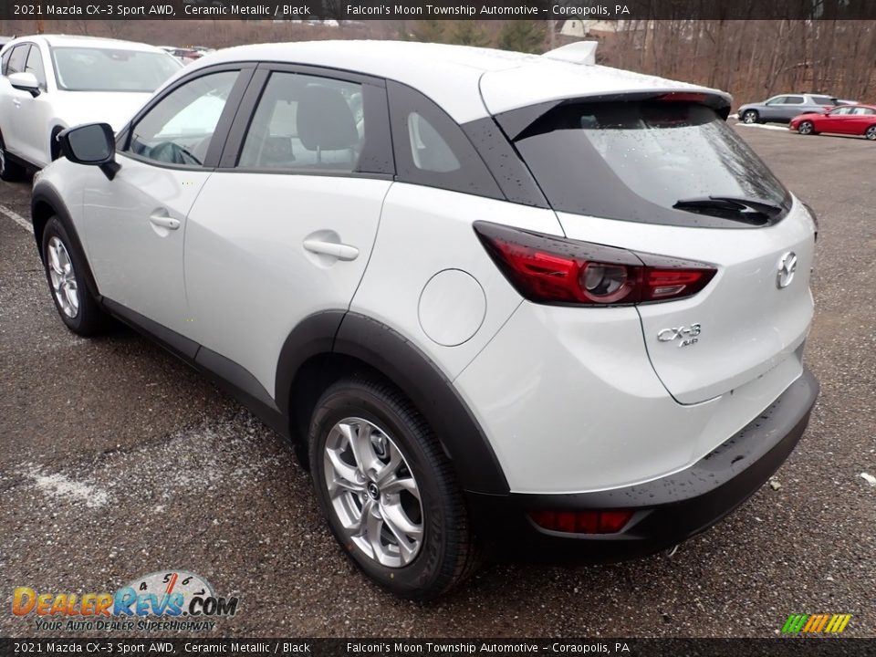 2021 Mazda CX-3 Sport AWD Ceramic Metallic / Black Photo #6