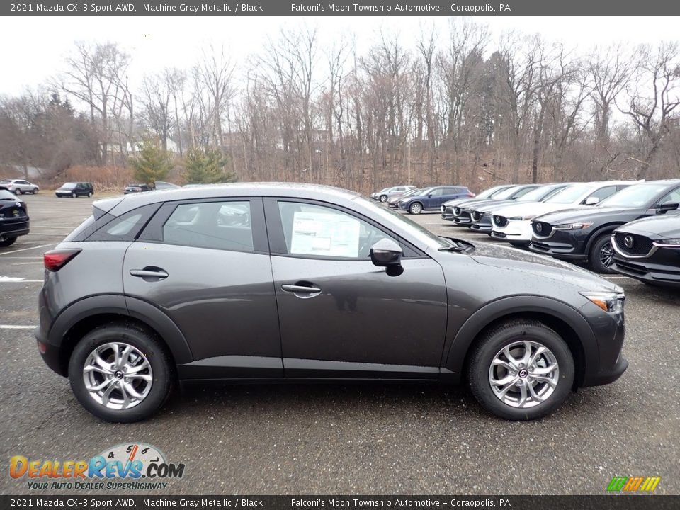 Machine Gray Metallic 2021 Mazda CX-3 Sport AWD Photo #1