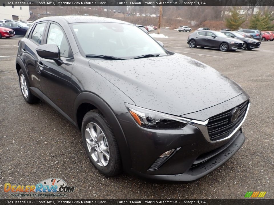 2021 Mazda CX-3 Sport AWD Machine Gray Metallic / Black Photo #3
