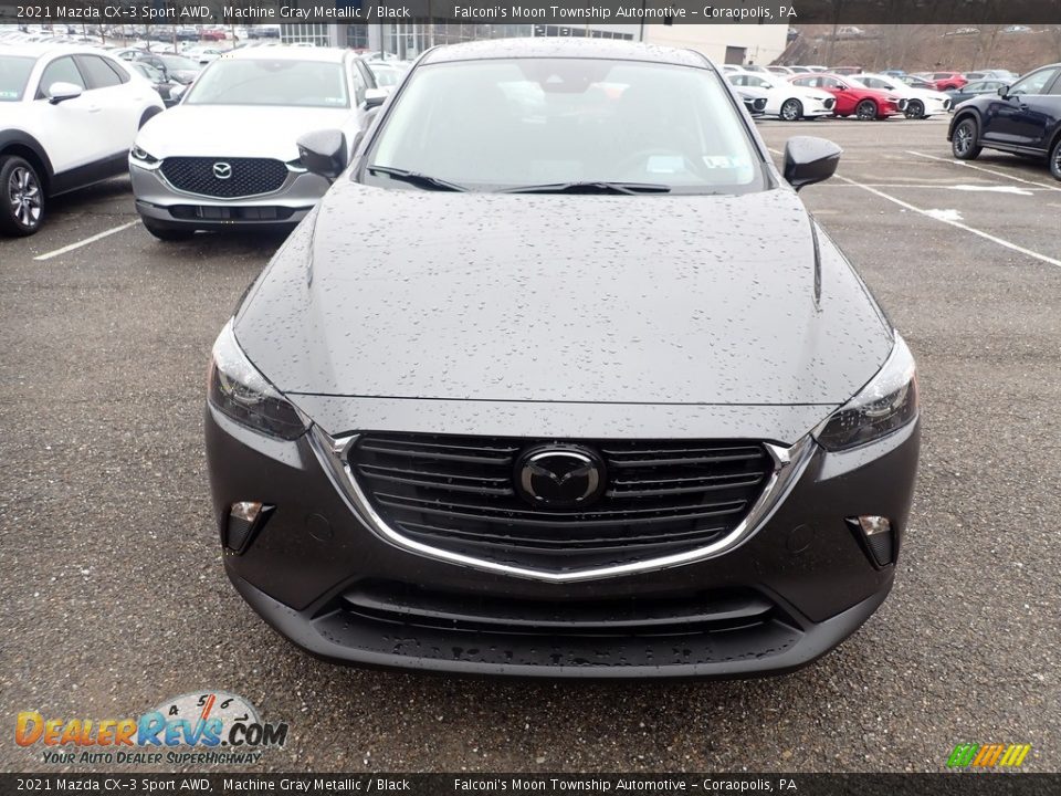 2021 Mazda CX-3 Sport AWD Machine Gray Metallic / Black Photo #4