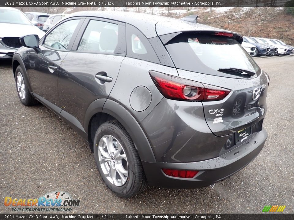 2021 Mazda CX-3 Sport AWD Machine Gray Metallic / Black Photo #6