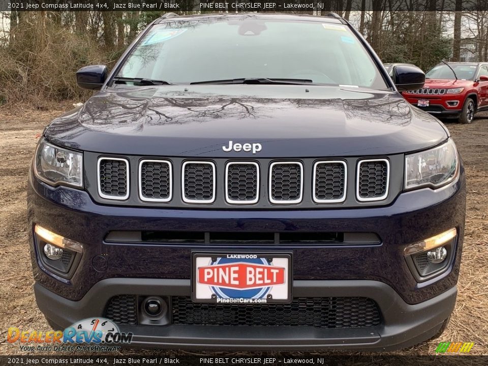 2021 Jeep Compass Latitude 4x4 Jazz Blue Pearl / Black Photo #3