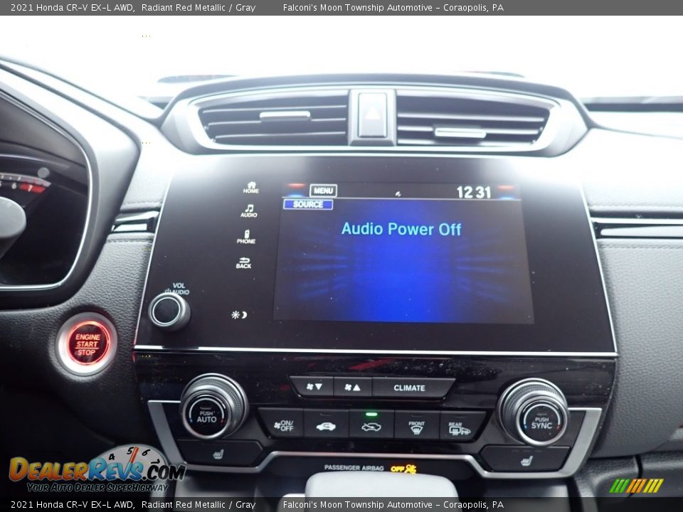 2021 Honda CR-V EX-L AWD Radiant Red Metallic / Gray Photo #14