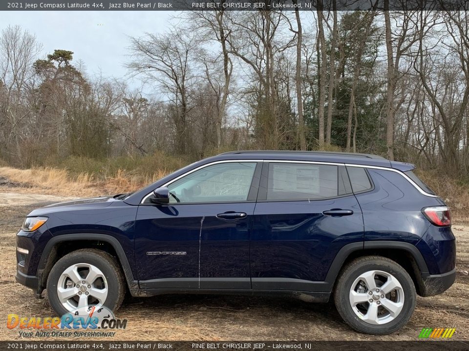 Jazz Blue Pearl 2021 Jeep Compass Latitude 4x4 Photo #4
