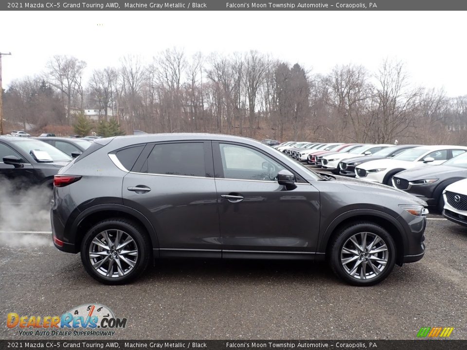 2021 Mazda CX-5 Grand Touring AWD Machine Gray Metallic / Black Photo #1