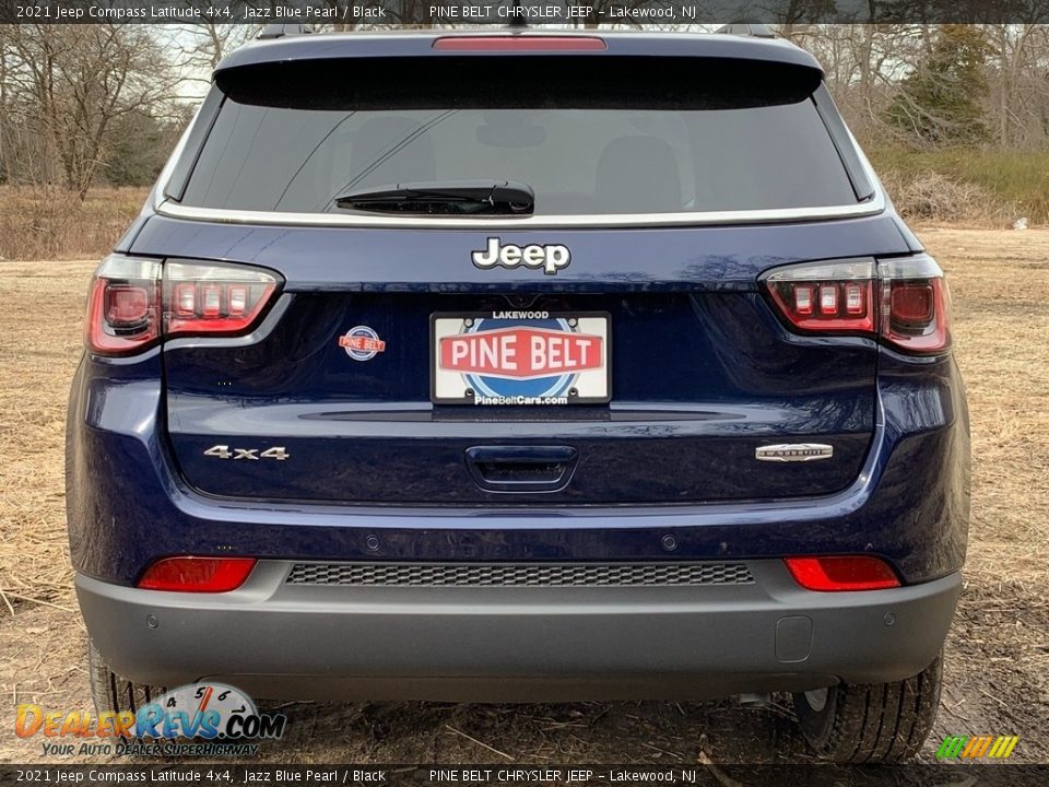 2021 Jeep Compass Latitude 4x4 Jazz Blue Pearl / Black Photo #7
