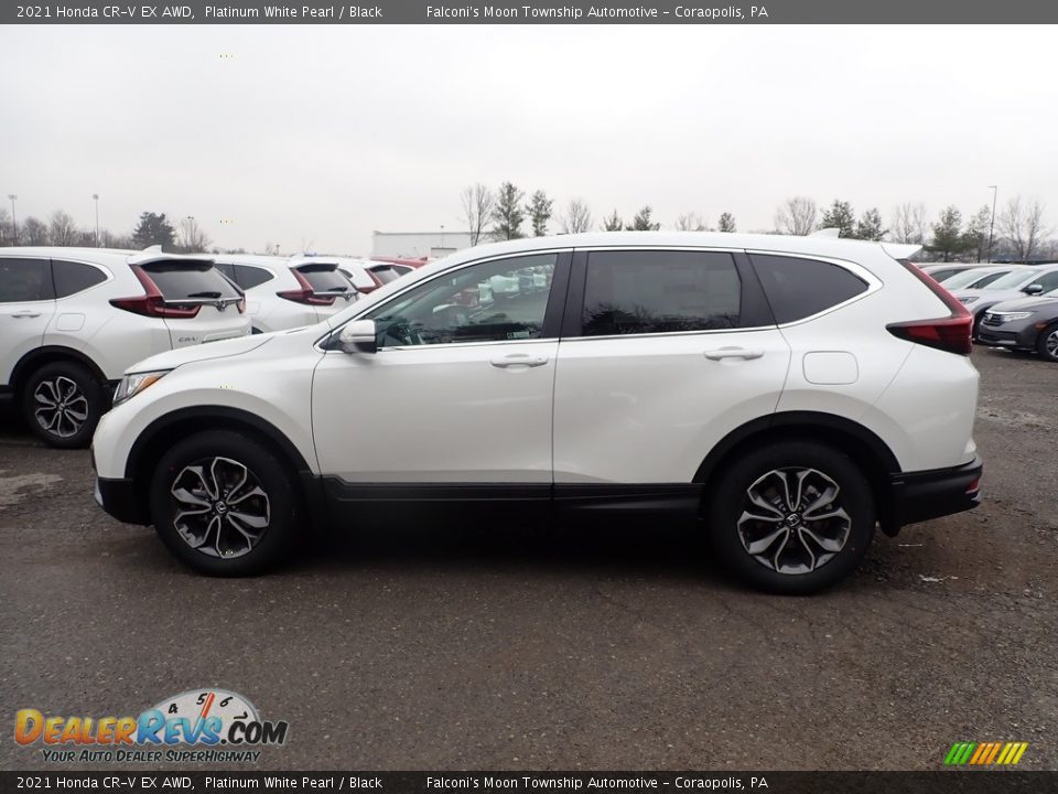 2021 Honda CR-V EX AWD Platinum White Pearl / Black Photo #3