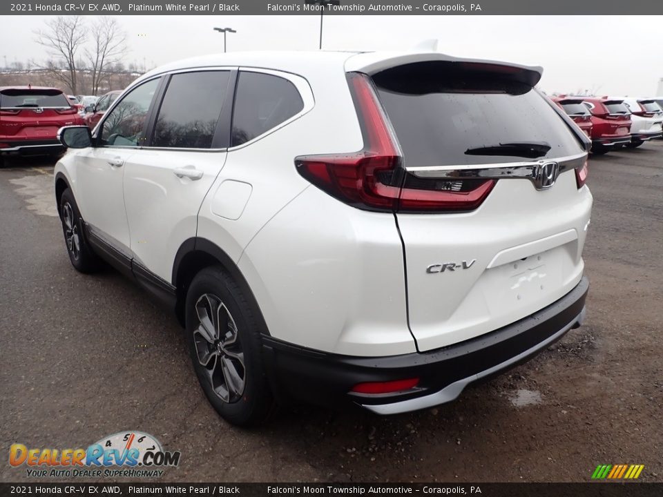 2021 Honda CR-V EX AWD Platinum White Pearl / Black Photo #4