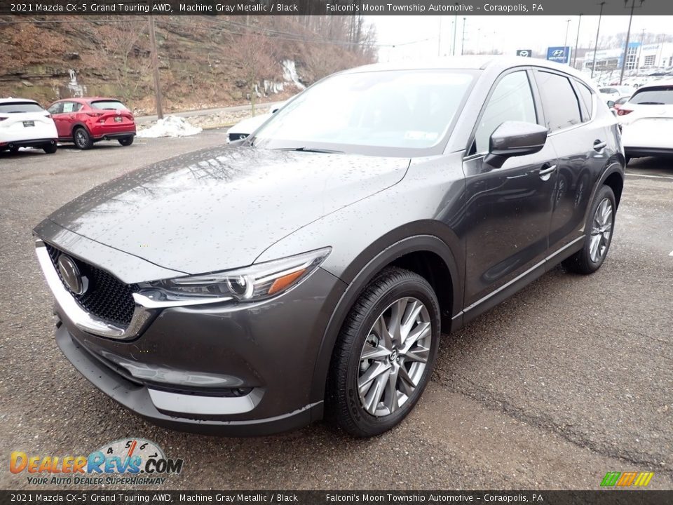 2021 Mazda CX-5 Grand Touring AWD Machine Gray Metallic / Black Photo #5