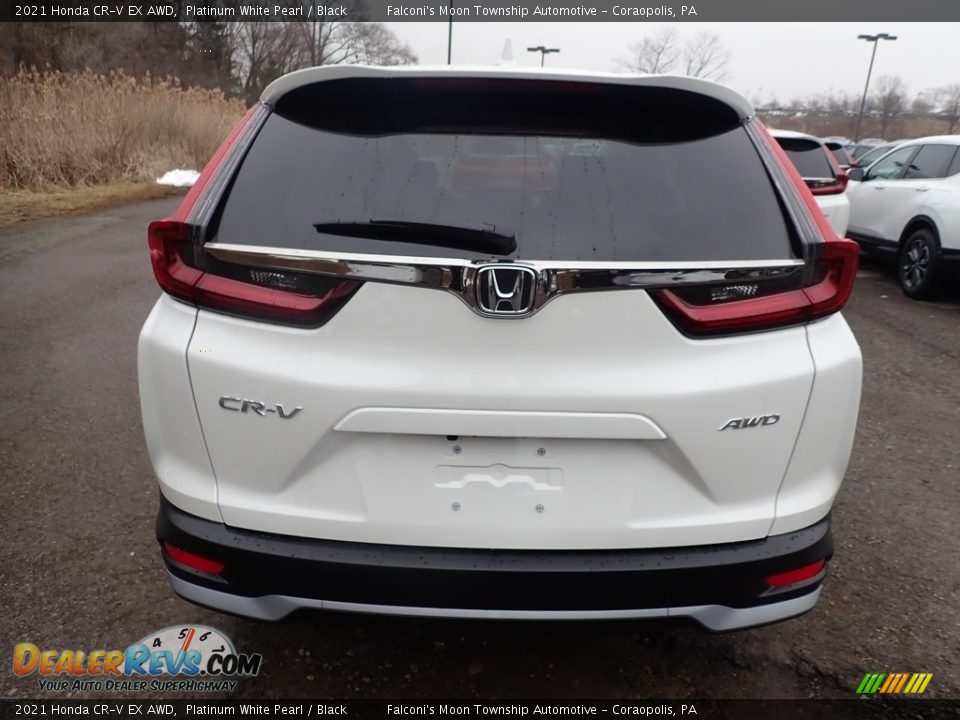 2021 Honda CR-V EX AWD Platinum White Pearl / Black Photo #5