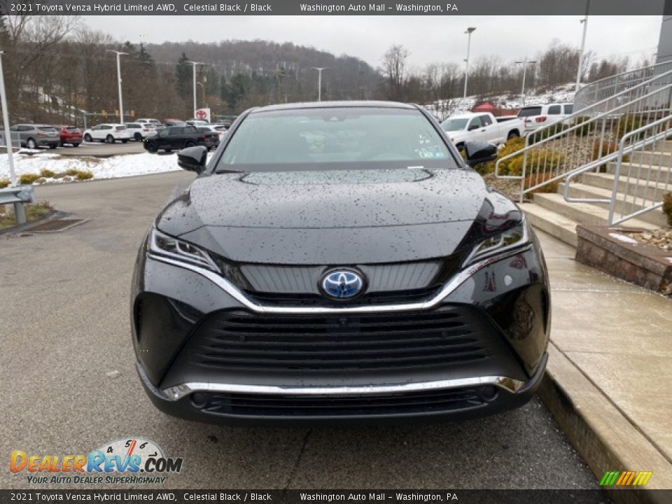 2021 Toyota Venza Hybrid Limited AWD Celestial Black / Black Photo #13