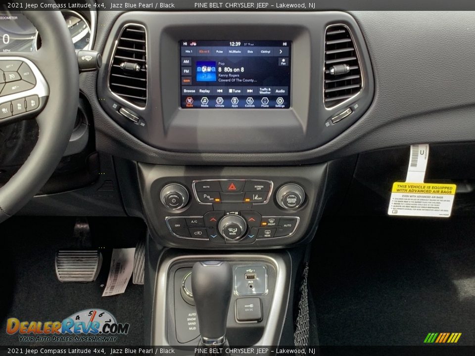 2021 Jeep Compass Latitude 4x4 Jazz Blue Pearl / Black Photo #10