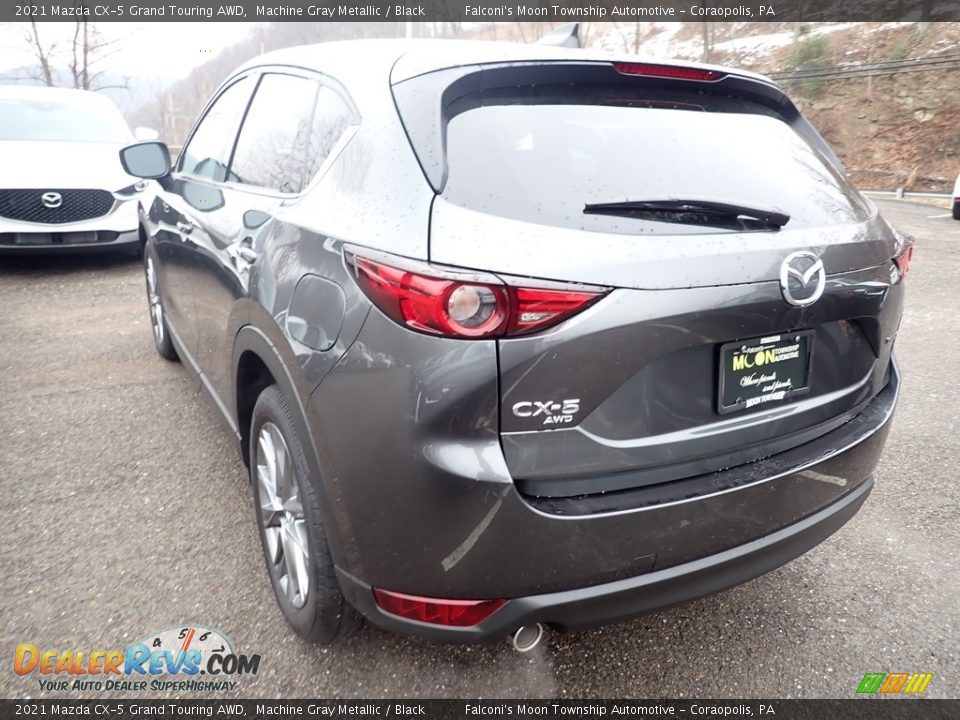 2021 Mazda CX-5 Grand Touring AWD Machine Gray Metallic / Black Photo #6