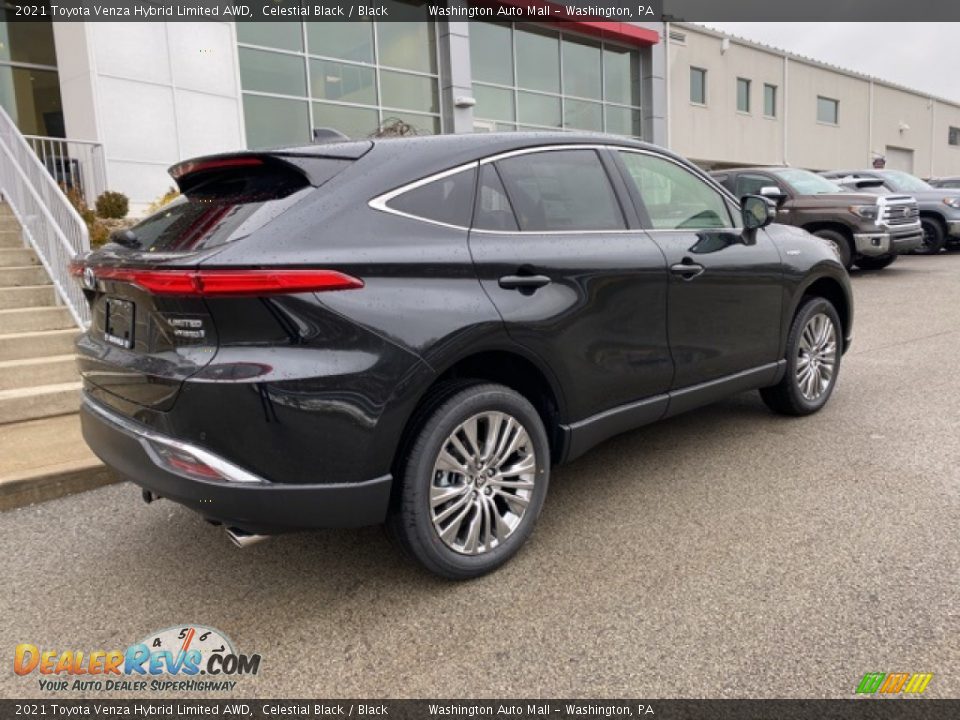 2021 Toyota Venza Hybrid Limited AWD Celestial Black / Black Photo #15