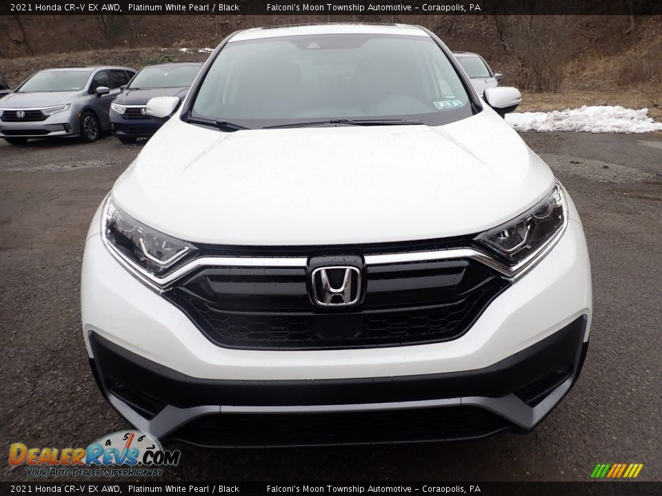 2021 Honda CR-V EX AWD Platinum White Pearl / Black Photo #8