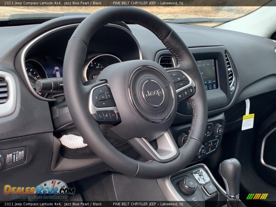 2021 Jeep Compass Latitude 4x4 Jazz Blue Pearl / Black Photo #12