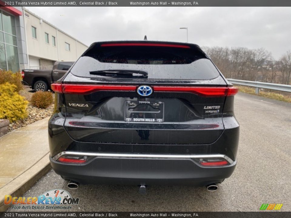 2021 Toyota Venza Hybrid Limited AWD Celestial Black / Black Photo #16