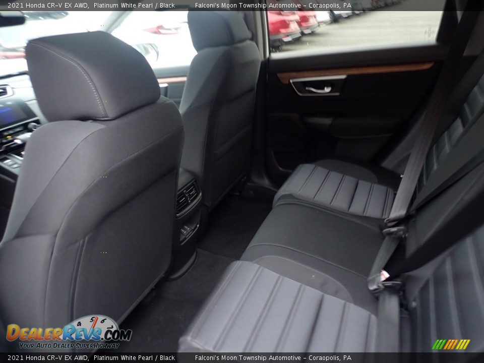 Rear Seat of 2021 Honda CR-V EX AWD Photo #10
