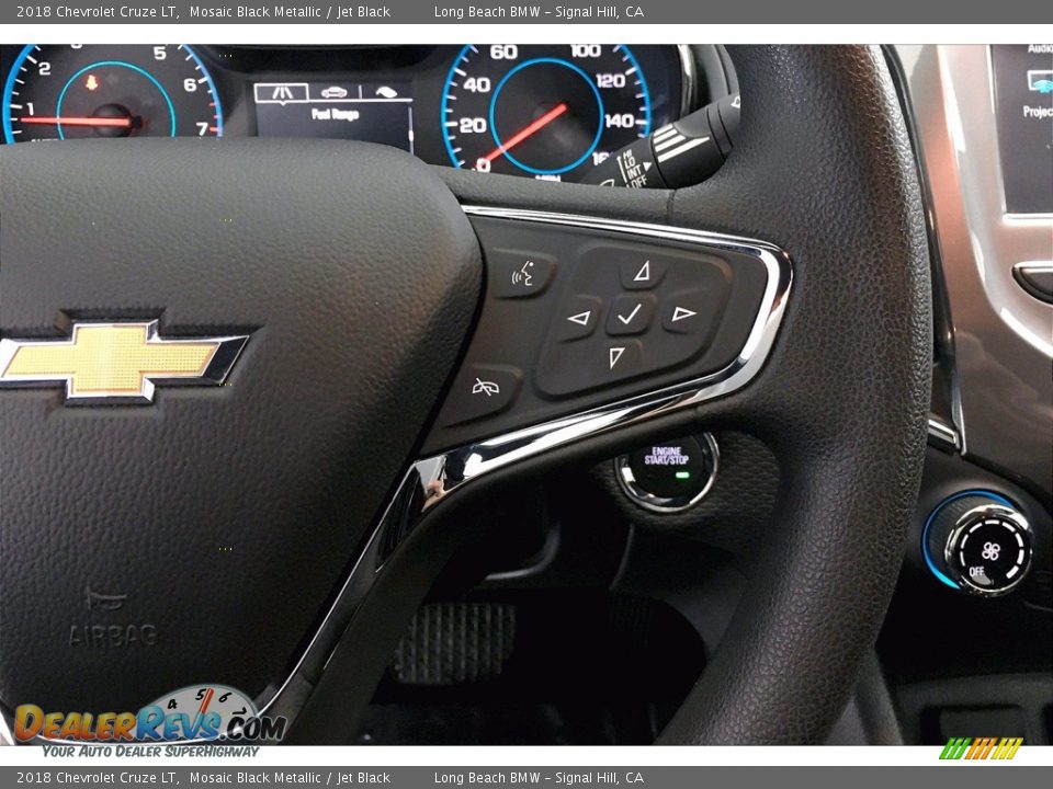 2018 Chevrolet Cruze LT Mosaic Black Metallic / Jet Black Photo #19