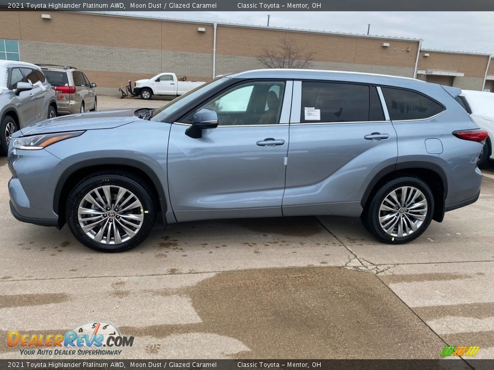 Moon Dust 2021 Toyota Highlander Platinum AWD Photo #1