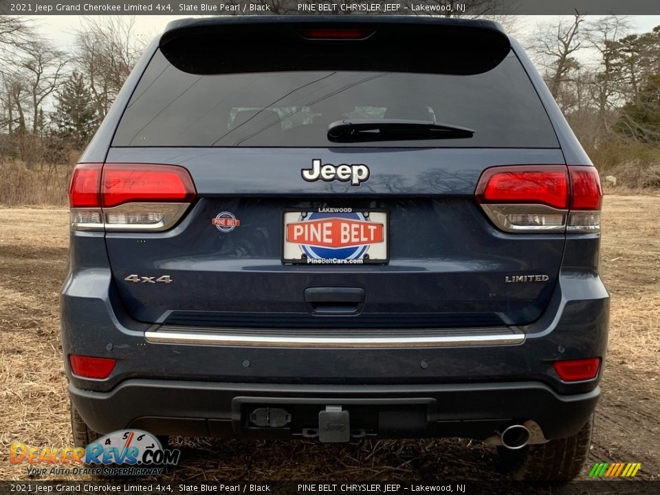 2021 Jeep Grand Cherokee Limited 4x4 Slate Blue Pearl / Black Photo #7