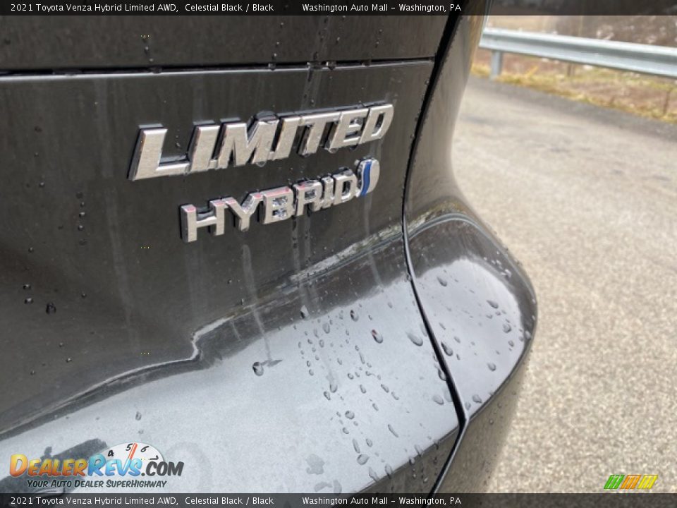 2021 Toyota Venza Hybrid Limited AWD Celestial Black / Black Photo #26