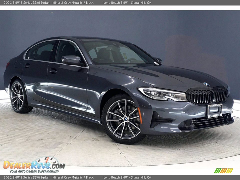 2021 BMW 3 Series 330i Sedan Mineral Gray Metallic / Black Photo #1