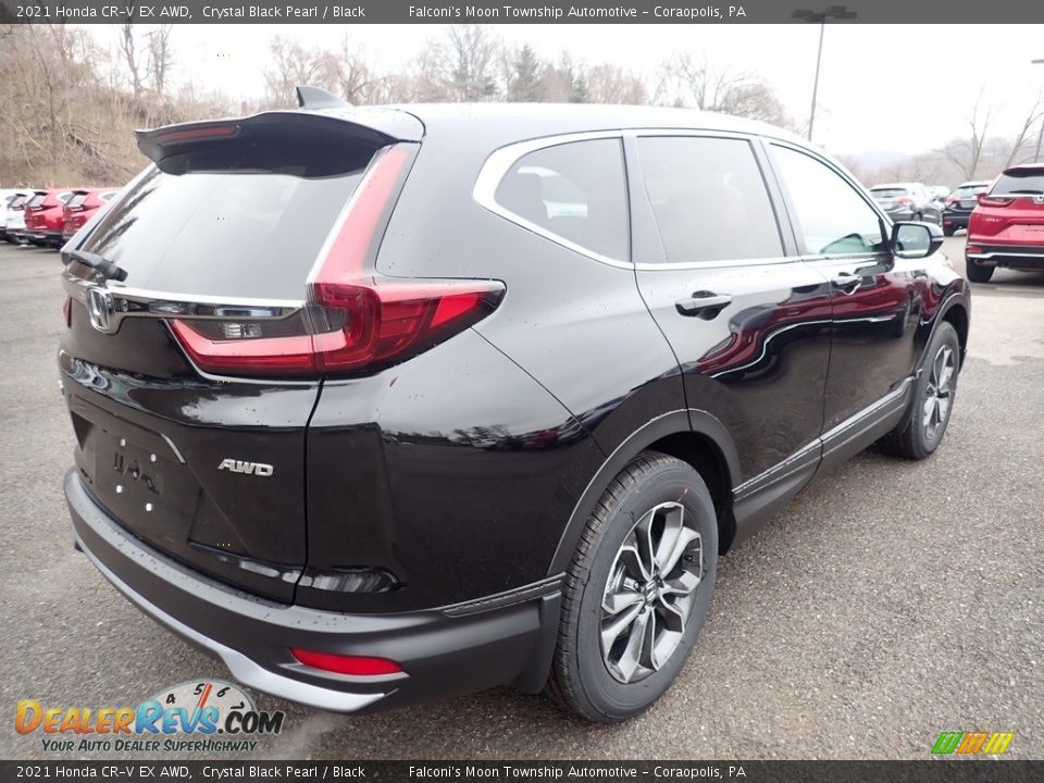 2021 Honda CR-V EX AWD Crystal Black Pearl / Black Photo #5