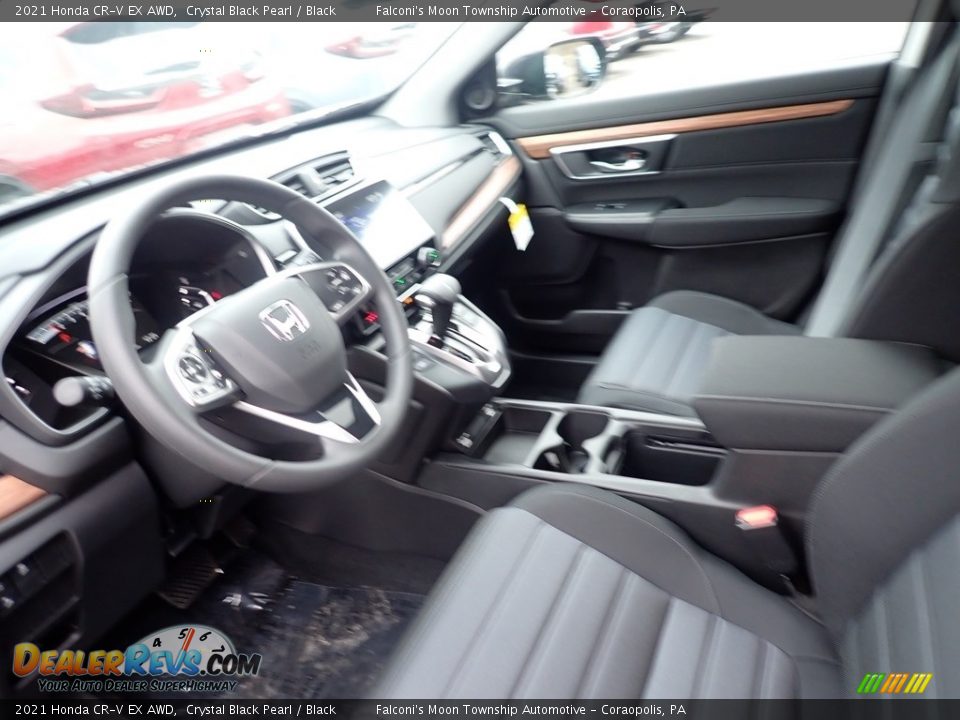 2021 Honda CR-V EX AWD Crystal Black Pearl / Black Photo #8