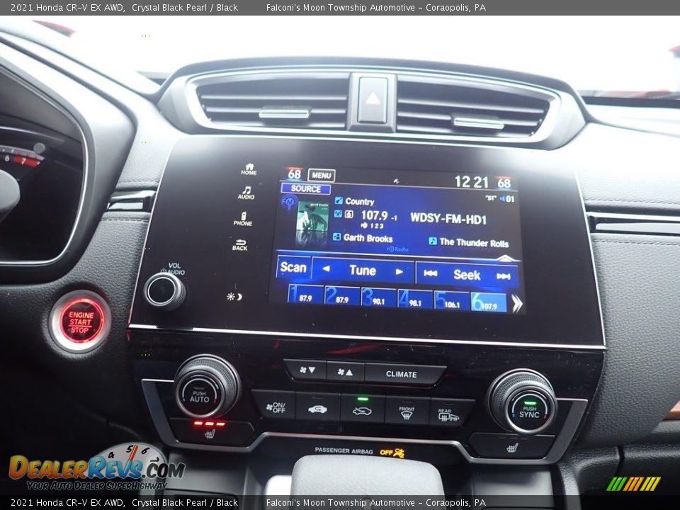 2021 Honda CR-V EX AWD Crystal Black Pearl / Black Photo #13